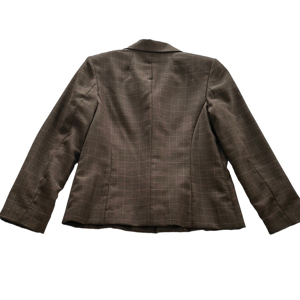 Pendleton Womens Vintage Brown 100% Virgin Wool Skirt Suit Set Sz 8 USA Academia - Picture 6 of 10